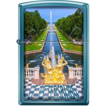 Зажигалка ZIPPO PETRODVORET SAPPHIRE 20446